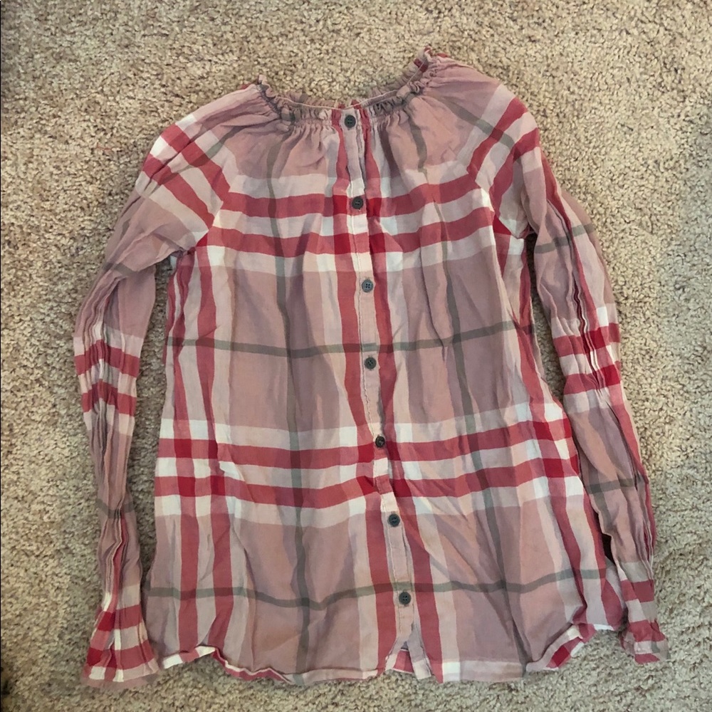 Burberry blouse - PRICE IS FIRM.